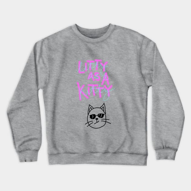 Lit Kat Crewneck Sweatshirt by mailshansen